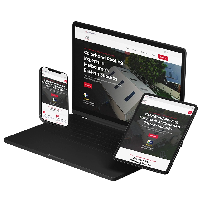 BM Roof Plumbing Website