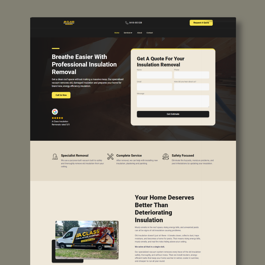 Website built by Tom Wilson Digital